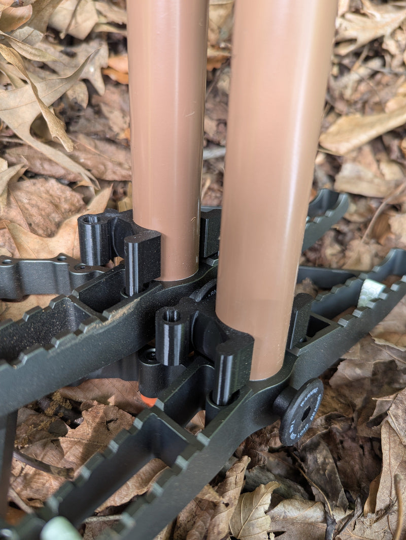 Load image into Gallery viewer, Tethrd One Stick Wranglers - Climbing Stick Stacking System
