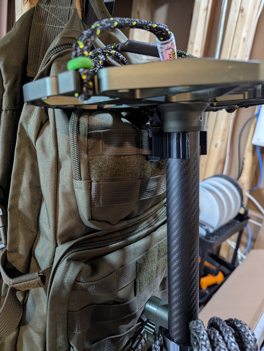 Arsenal X20 / Solo Stick Molle Caddy (1.25") for Saddle Hunting