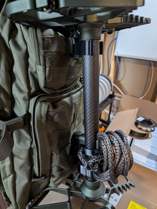 Arsenal X20 / Solo Stick Molle Caddy (1.25") for Saddle Hunting