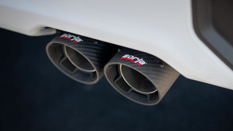Load image into Gallery viewer, Borla 2024 Chevy Silverado 1500 6.2L V8 ATAK Catback Exhaust w/ Simulator - CF Black Anodized
