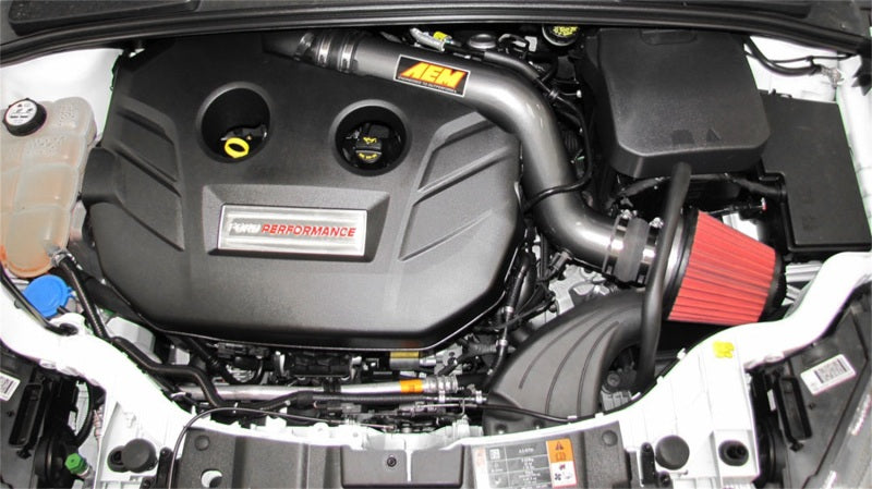 Load image into Gallery viewer, AEM Induction AEM 16-18 Ford Focus RS L4-2.3L F/I Gunmetal Gray Cold Air Intake 21-852C
