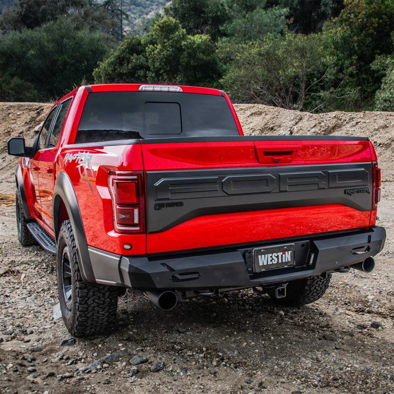 Load image into Gallery viewer, Westin 17-20 Ford F-150 Raptor Pro-Series Rear Bumper - Textured Black
