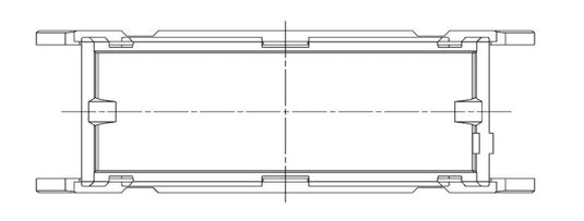 ACL BMW N63B44/S63B44 4.4L V8 .50mm Oversized Main Bearings 5M1573H-.50