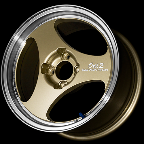 Advan ONI2 14x6.0 / +38 Offset / 4x100 / 63mm Bore / Machining and Champagne Gold YAY4C38ACG