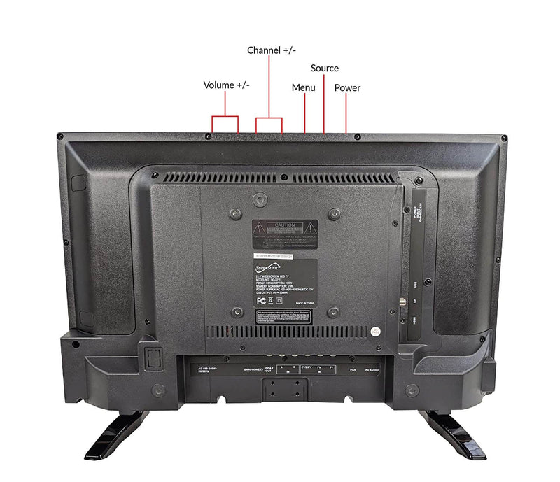Load image into Gallery viewer, 24&quot; Supersonic 12 Volt AC/DC Widescreen LED HDTV with USB, SD Card Reader and HDMI
