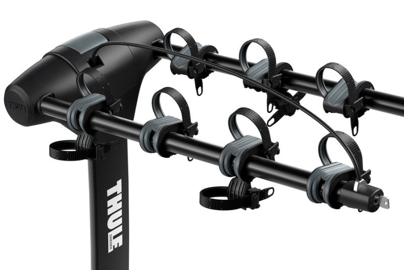 Load image into Gallery viewer, Thule Apex XT Swing 4 - Hanging Hitch Bike Rack w/Swing-Away Arm (Up to 4 Bikes) - Black
