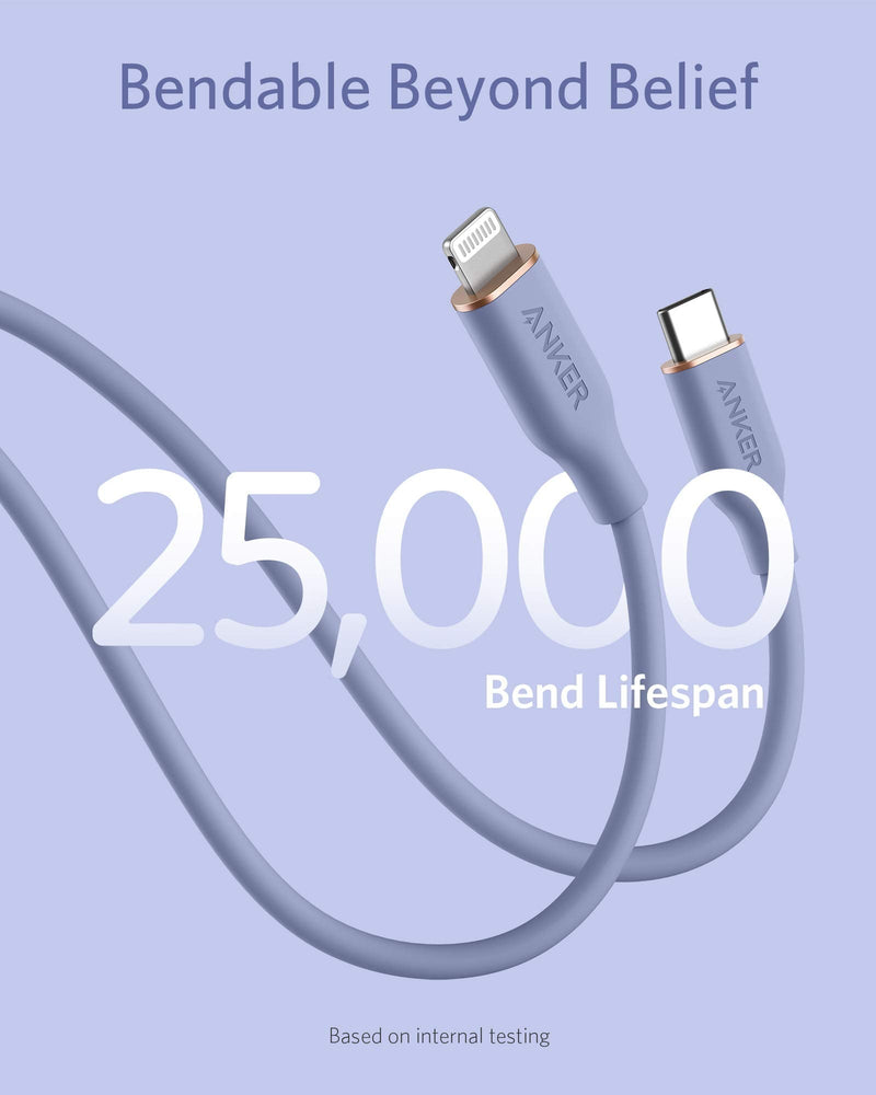 Load image into Gallery viewer, Anker <b>641</b> USB-C to Lightning Cable (Flow, Silicone)
