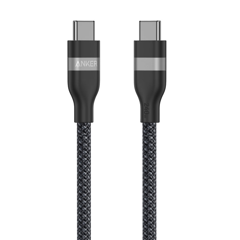 Load image into Gallery viewer, Anker USB-C to USB-C Cable (3 ft / 6 ft, 240W, Upcycled-Braided)
