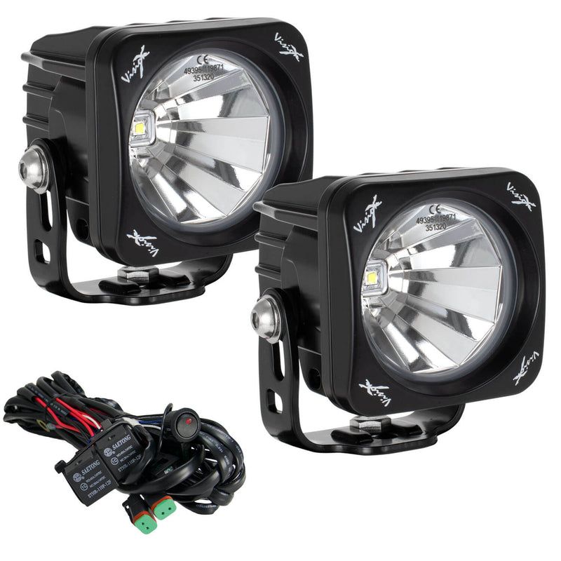 Load image into Gallery viewer, 3" Optimus Square 60º Beam LED Light Kit
