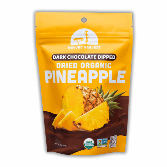 Organic Dried Pineapple Dipped in Dark Chocolate - Skoutley Outdoors LLC