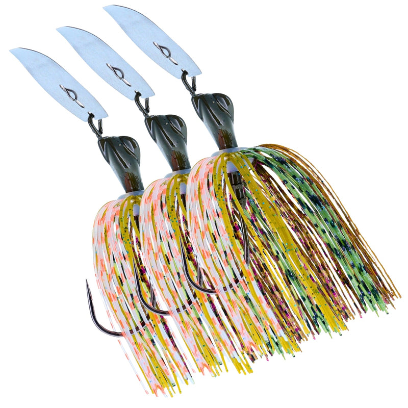Load image into Gallery viewer, Reaction Tackle Lead Breaker Jigs- 3-Pack; Durable Fishing Jigs for Freshwater &amp; Saltwater
