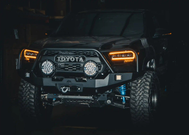 Load image into Gallery viewer, Hi-Lite Overland Toyota Tacoma Front Bumper 3rd Gen (2016-2023) [Bull Bar]
