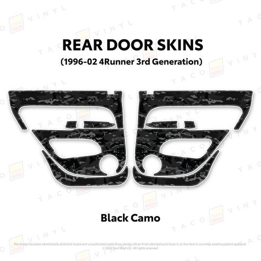 1996-2002 4Runner Door Skins