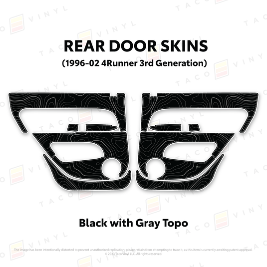 1996-2002 4Runner Door Skins