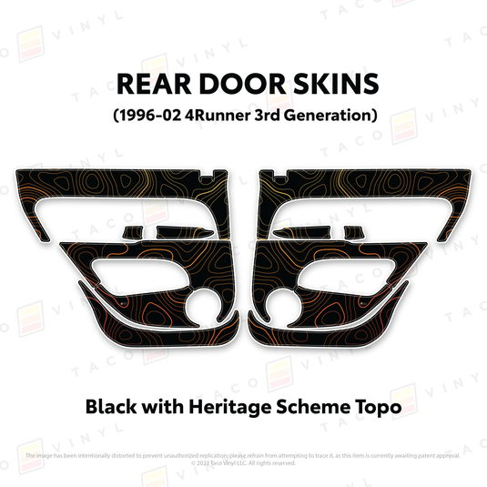1996-2002 4Runner Door Skins