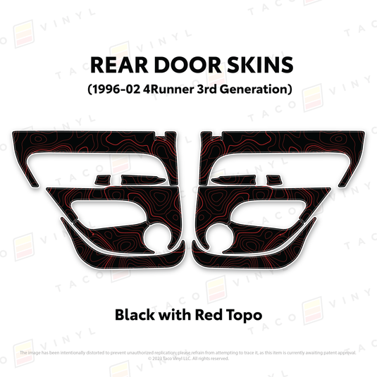 1996-2002 4Runner Door Skins