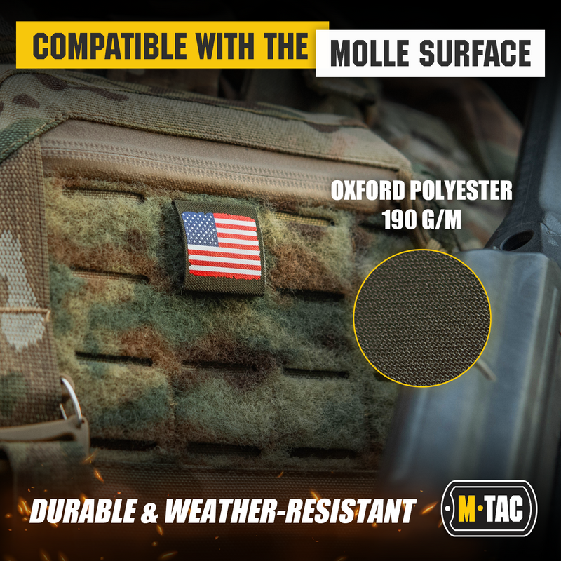 Load image into Gallery viewer, M-Tac Molle Morale Patch USA Flag - Tactical Military Badge
