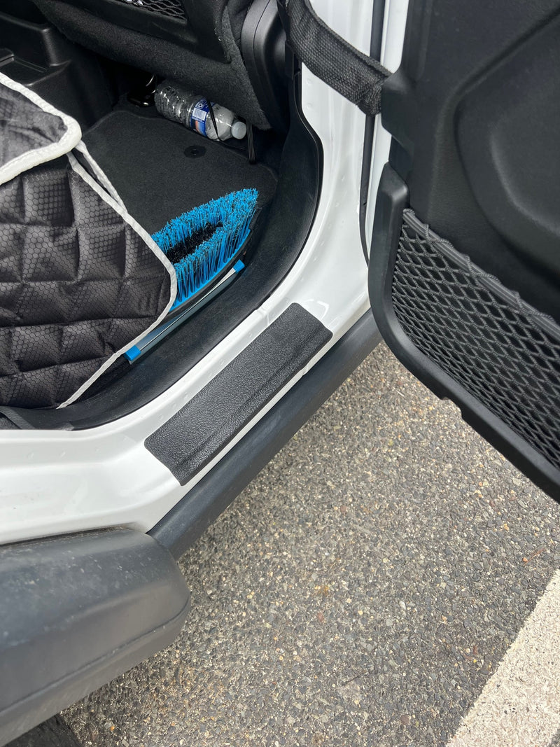 Load image into Gallery viewer, Sill Plate Protection Stone Guard Adhesive Decals for the Jeep Wrangler (x4)
