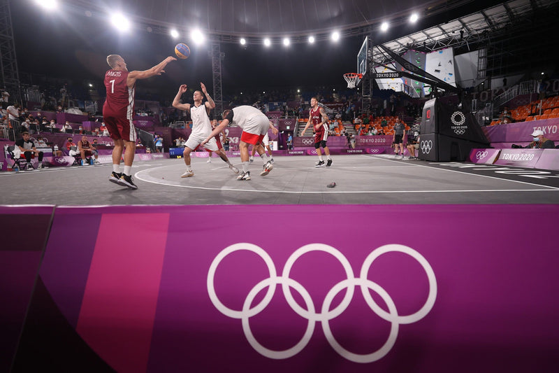 Load image into Gallery viewer, Rental Enlio Official FIBA 3x3 Basketball Court
