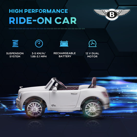 Bentley Mulsanne 12V Electric Ride On Car with LED Lights and MP3 Player