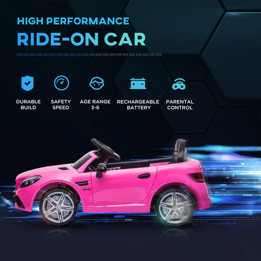 Electric Ride-On Car for Kids with Remote Control, Dual Motors, Music and Lights