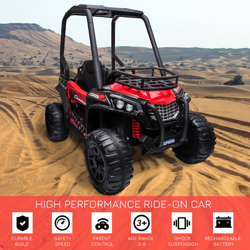Load image into Gallery viewer, Electric ATV Car for Kids with Real Suspension and Remote Control - Perfect for Outdoor Adventures!
