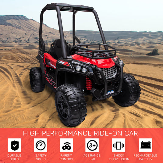 Electric ATV Car for Kids with Real Suspension and Remote Control - Perfect for Outdoor Adventures!