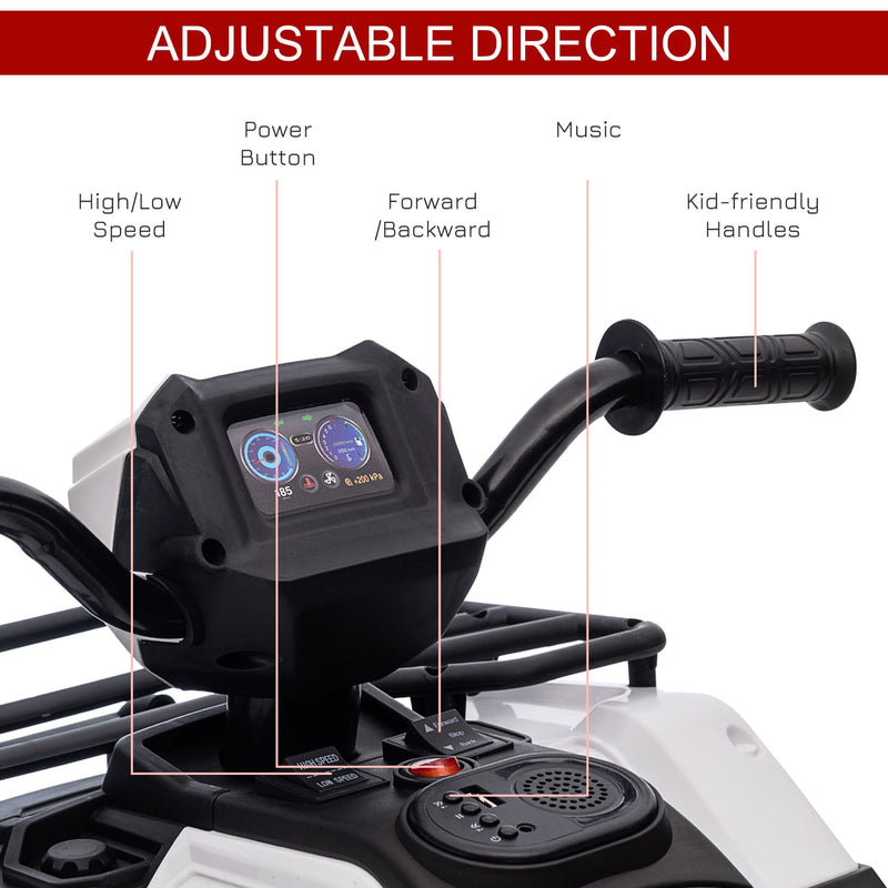 Load image into Gallery viewer, 12V Kids ATV with Music, Headlights, and Forward/Backward Function - A Fun Ride for Young Adventurers!
