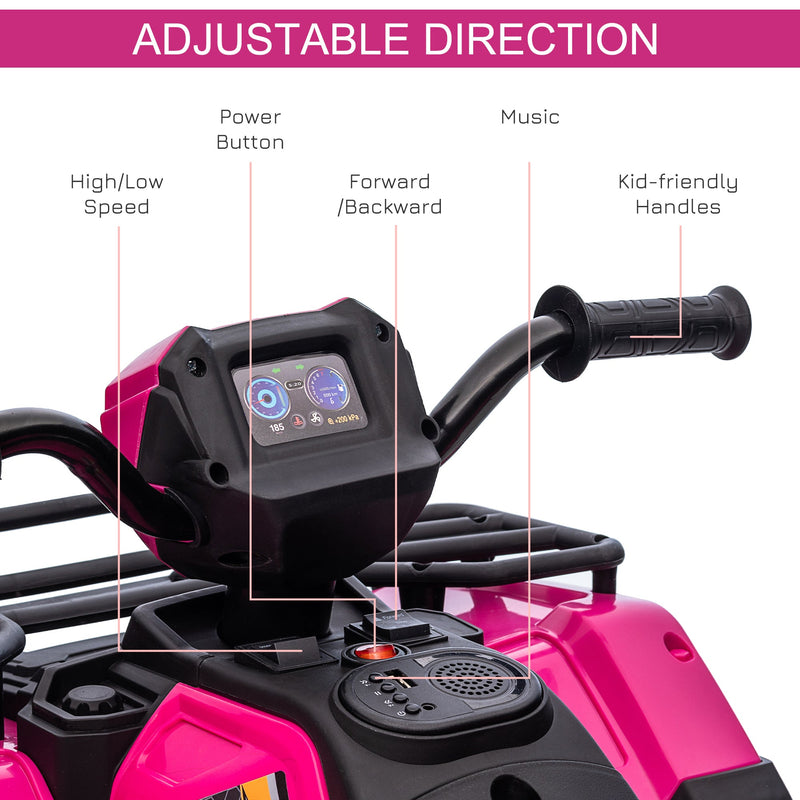 Load image into Gallery viewer, 12V Kids ATV with Music, Headlights, and Forward/Backward Function - A Fun Ride for Young Adventurers!
