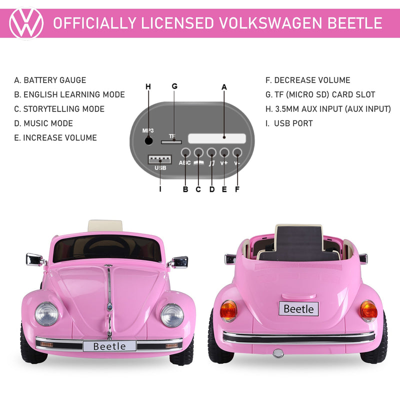 Load image into Gallery viewer, Volkswagen Electric Kids Ride-On Car 6V Battery Powered Toy
