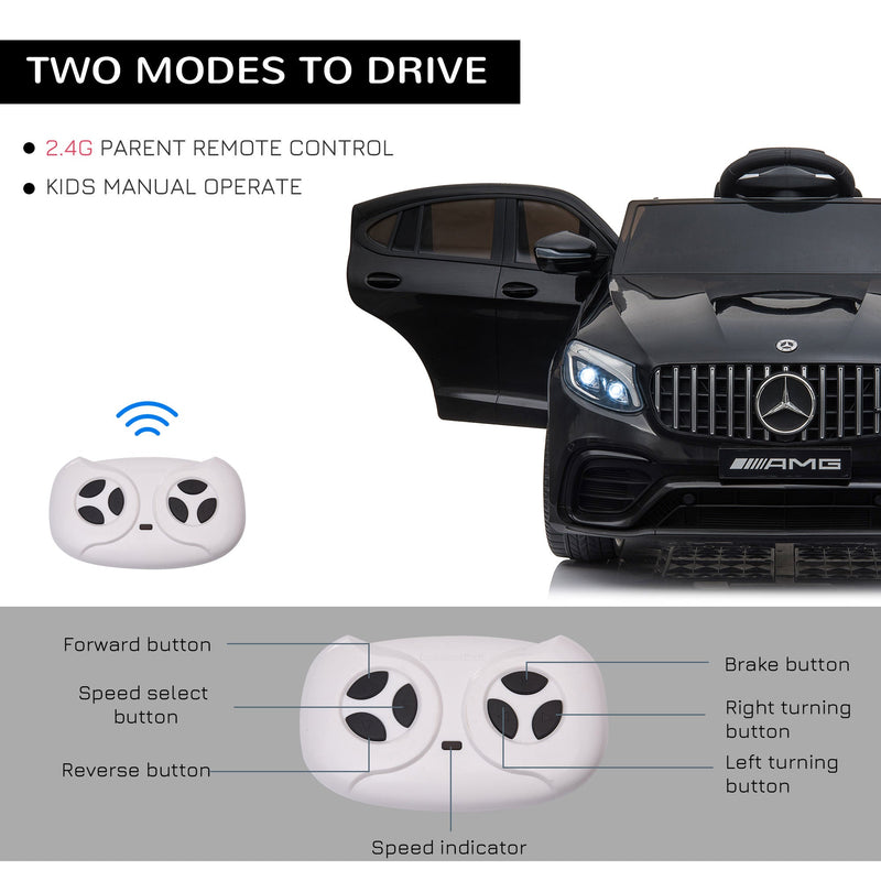 Load image into Gallery viewer, Mercedez-Benz 12V Kids Ride-On Car with Remote Control, Music, and Lights - A Premium Driving Experience for Young Ones
