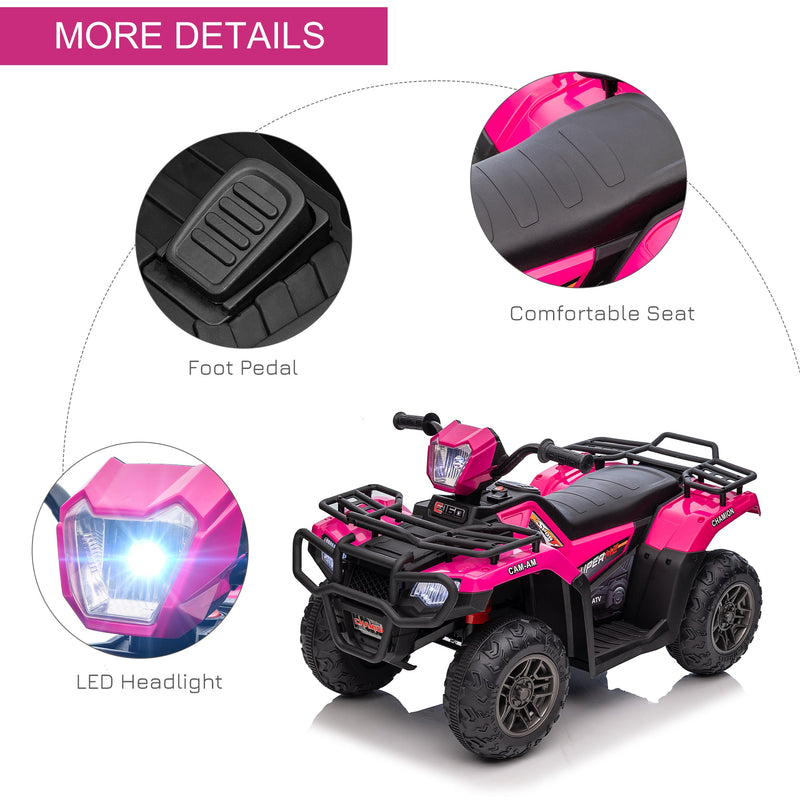 Load image into Gallery viewer, 12V Kids ATV with Music, Headlights, and Forward/Backward Function - A Fun Ride for Young Adventurers!
