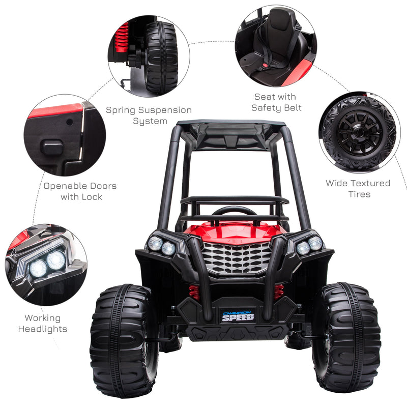 Load image into Gallery viewer, Electric ATV Car for Kids with Real Suspension and Remote Control - Perfect for Outdoor Adventures!
