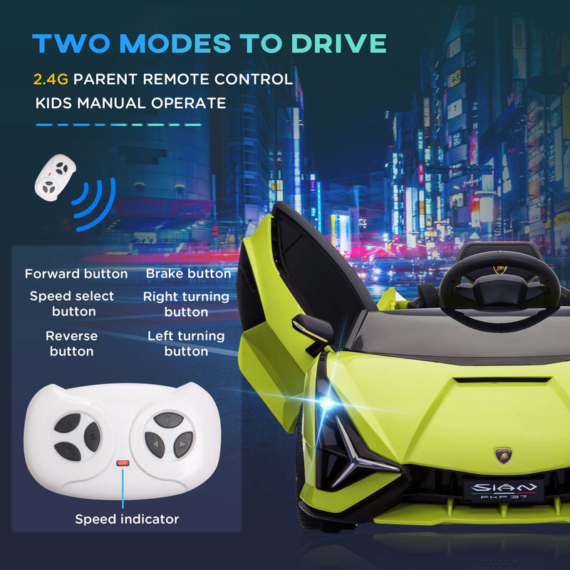 Load image into Gallery viewer, Lamborghini SIAN 12V Kids Electric Ride On Car Toy with Remote Control
