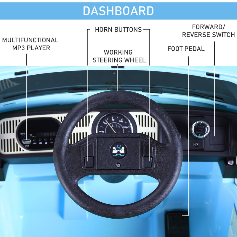Load image into Gallery viewer, Volkswagen Electric Kids Ride-On Car 6V Battery Powered Toy

