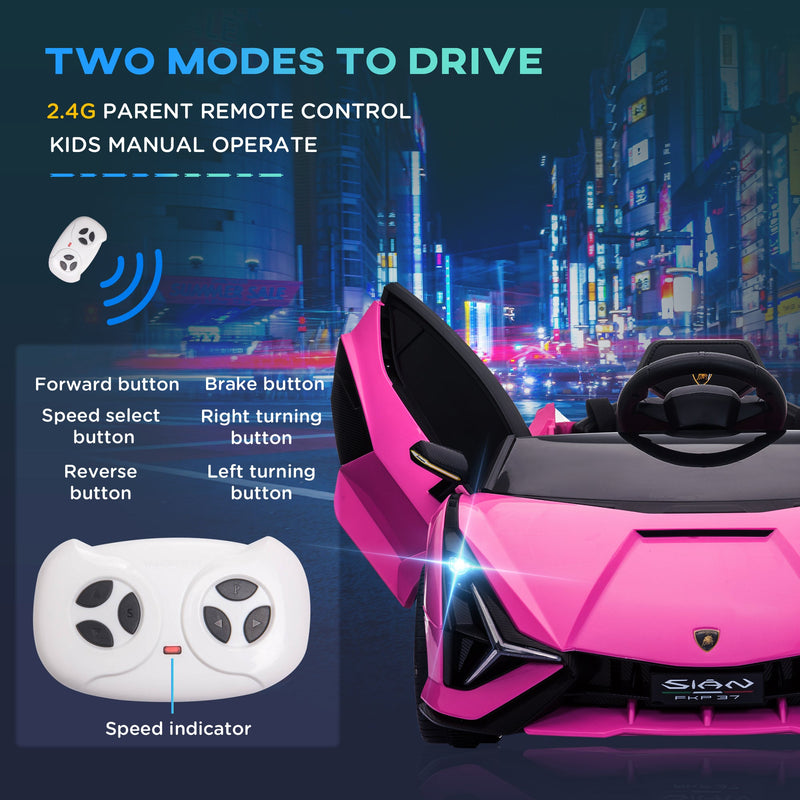 Load image into Gallery viewer, Lamborghini SIAN 12V Kids Electric Ride On Car Toy with Remote Control

