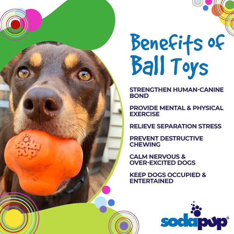 Load image into Gallery viewer, Crazy Bounce Rubber Dog Chew Toy for Power Chewers | Retrieving Ball | USA Made
