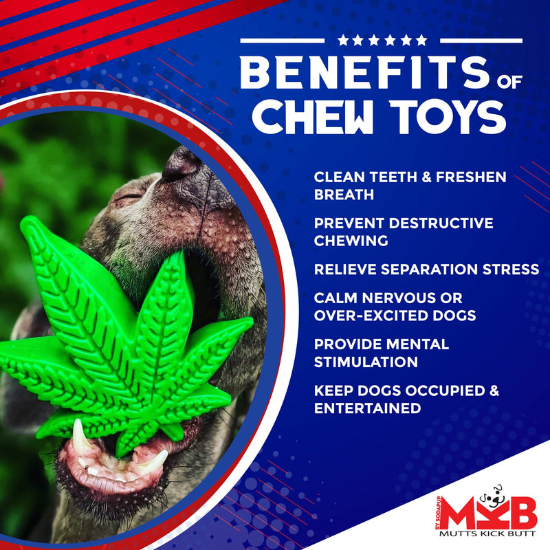 Load image into Gallery viewer, Colorado Maple Leaf Nylon Dog Chew Toy for Aggressive Chewers | USA Made
