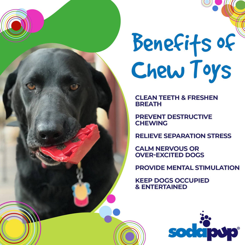 Load image into Gallery viewer, Cherry Pie Nylon Dog Chew Toy for Aggressive Chewers | USA Made | SodaPup
