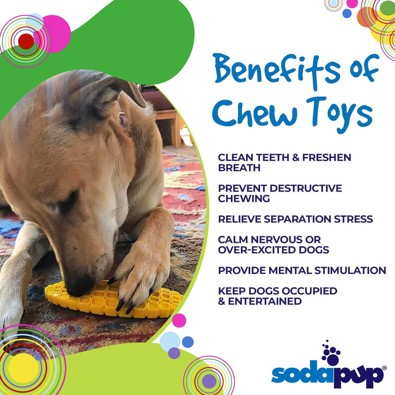 Load image into Gallery viewer, Corn on the Cob Nylon Dog Toy for Aggressive Chewers | USA Made | SodaPup
