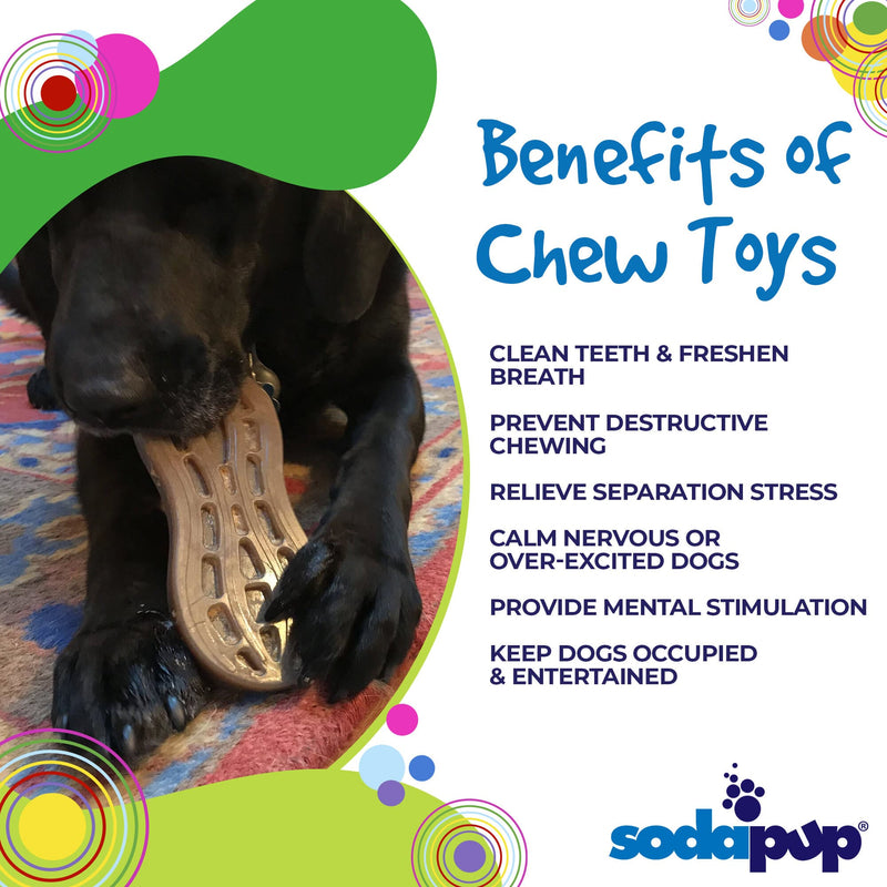 Load image into Gallery viewer, Peanut Nylon Dog Chew Toy | Ultra-Durable for Aggressive Chewers | SodaPup
