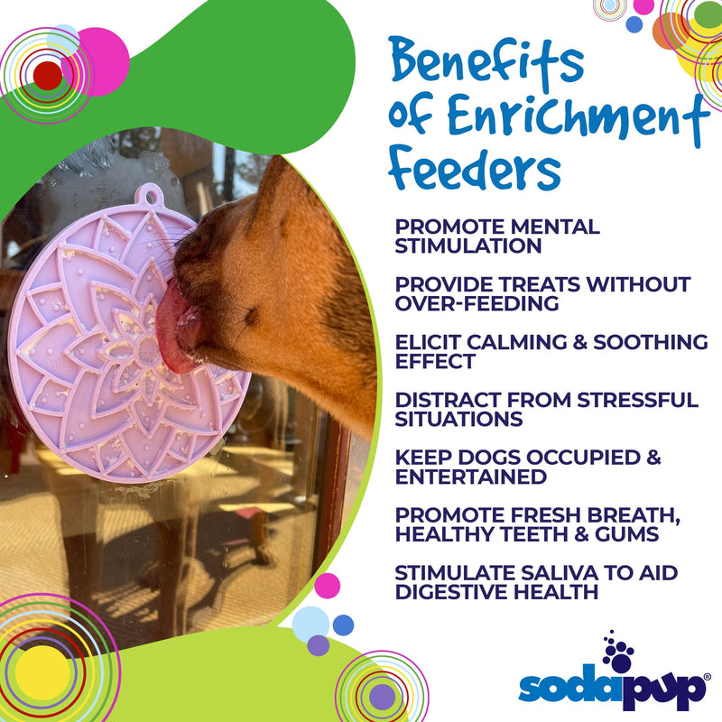 Load image into Gallery viewer, Lotus Design emat - Enrichment Lick Mat For Dogs and Cats - With Suction Cups | USA Made

