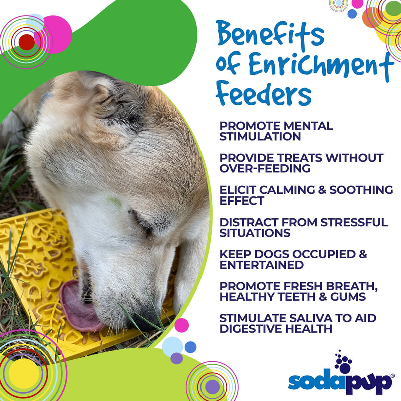 Load image into Gallery viewer, Autumn eMat - Enrichment Lick Mat For Dogs and Cats| Fall Leaves Design | SodaPup
