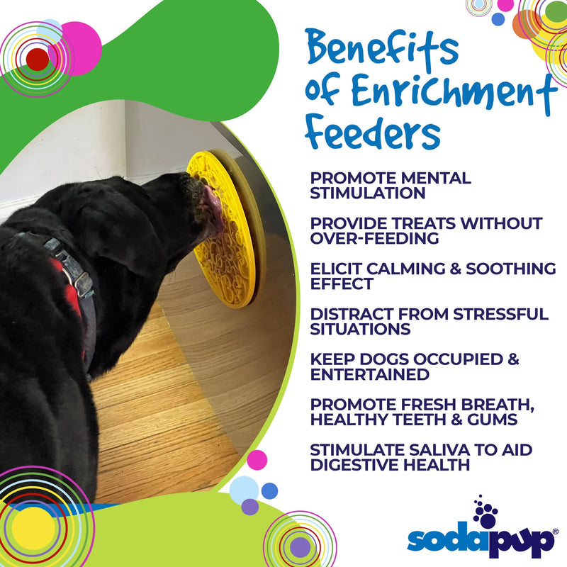 Load image into Gallery viewer, Rubber Duckies emat - Enrichment Lick Mat for Dogs and Cats - with Suction Cups | Bath Time Design | SodaPup USA Made
