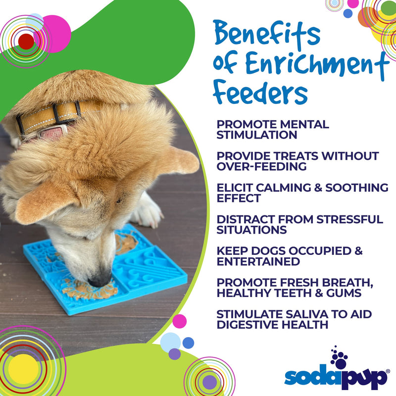 Load image into Gallery viewer, Sky eMat - Enrichment Lick Mat for Dogs and Cats | Celestial Design | SodaPup
