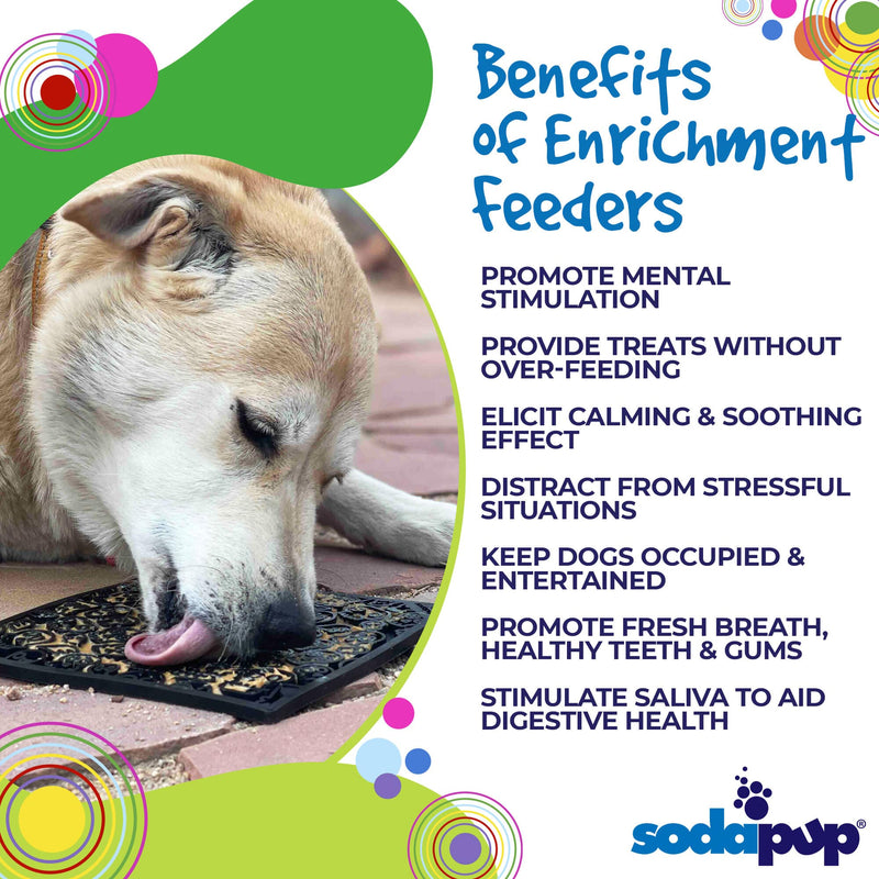 Load image into Gallery viewer, Zombie eMat - Enrichment Lick Mat for Dogs and Cats | Halloween Skull Design | SodaPup

