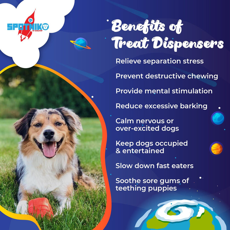 Load image into Gallery viewer, Rocketman Dog Toy - Durable Rubber Chew Toy &amp; Treat Dispenser | USA Made
