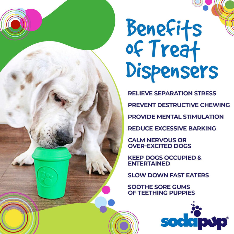 Load image into Gallery viewer, Coffee Cup Rubber Dog Chew Toy for Power Chewers | Treat Dispenser | USA Made

