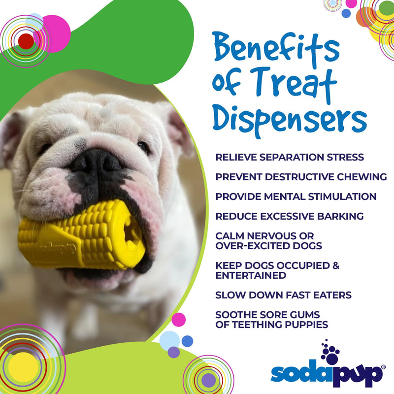 Load image into Gallery viewer, Corn on the Cob Dog Toy - Durable Rubber Treat Dispenser | USA Made

