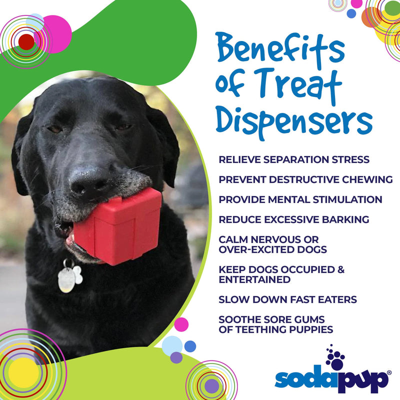 Load image into Gallery viewer, Gift Box eDispenser - Durable Rubber Treat Dispenser for Dogs | USA Made
